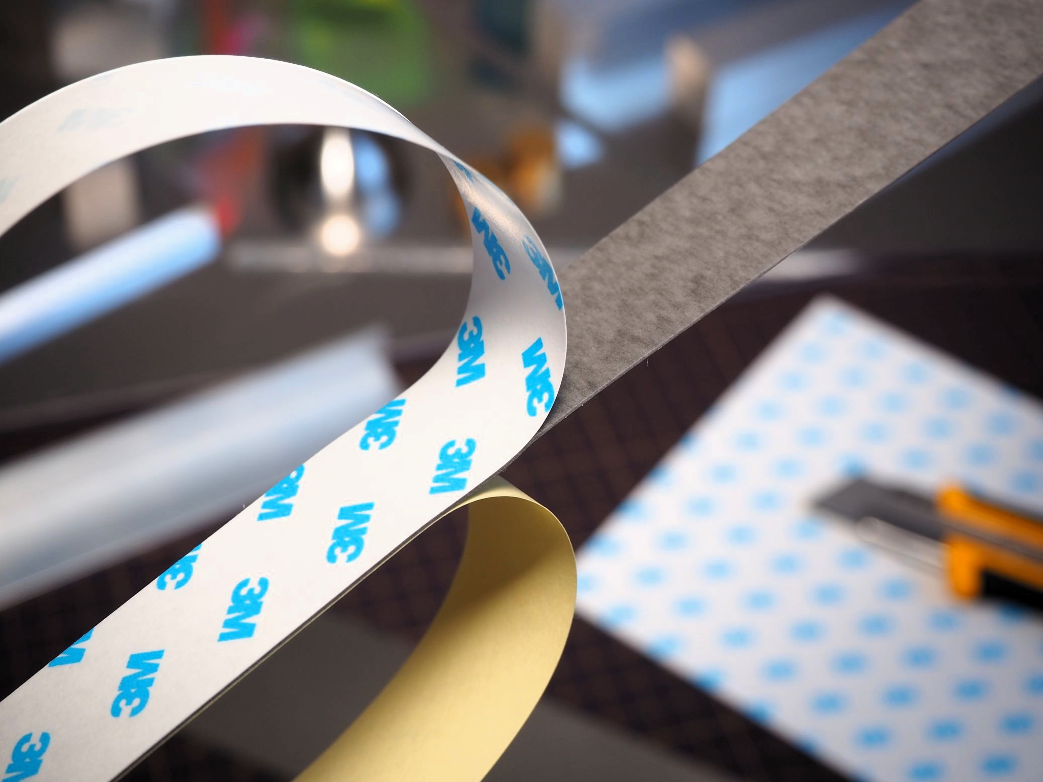 3M　VHB　超強力両面テープ　Y-4825K-06 (0.6mm厚) 　297mm×210mm　1枚入