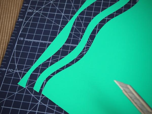 耐熱PVCマスキングシート　緑色　B502K　210mm×297mm　5枚入