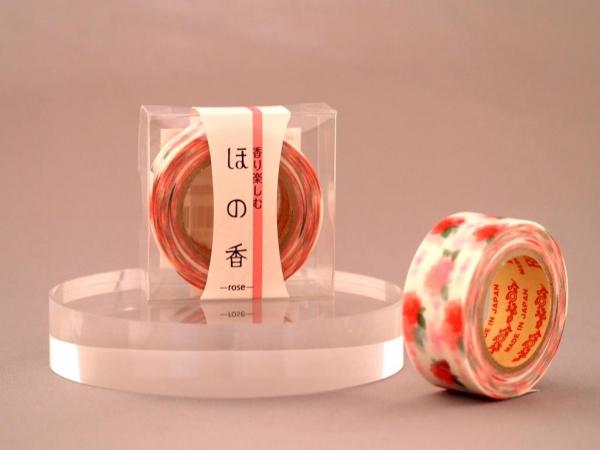 リンレイテープ　マスキングテープ Rinkほの香　ローズ　20mm幅×11m巻　1本